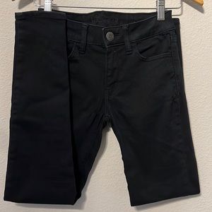 AMERICAN EAGLE Next Level Stretch Black Jeans Size 0